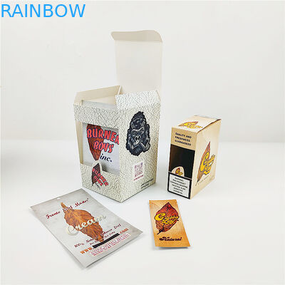 カスタマイズされたロゴによって印刷される紙箱Grabbaは箱Grabbaの葉のためのクラフト紙葉が出る