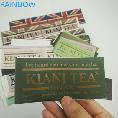 独特なカスタマイズされた付着力の防水ステッカーの食料品の水差しの注文のロゴはラベルのステッカーを印刷した