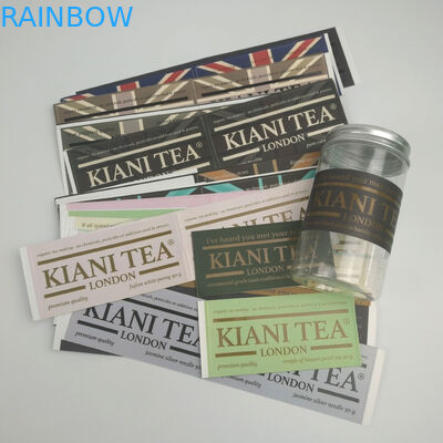 独特なカスタマイズされた付着力の防水ステッカーの食料品の水差しの注文のロゴはラベルのステッカーを印刷した