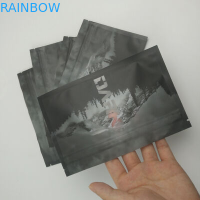 明確な前部裏窓は臭いの証拠のマイラーの食糧貯蔵3の側面のシールDoypackを包むResealableジッパー ロックをヒート シールした