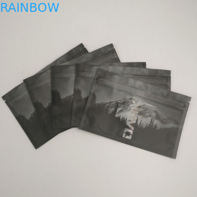 明確な前部裏窓は臭いの証拠のマイラーの食糧貯蔵3の側面のシールDoypackを包むResealableジッパー ロックをヒート シールした