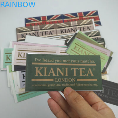 Fashionablがステッカーの付着力のワインのラベルの防水シールのステッカーを印刷した注文のロゴOEMを受け入れなさい