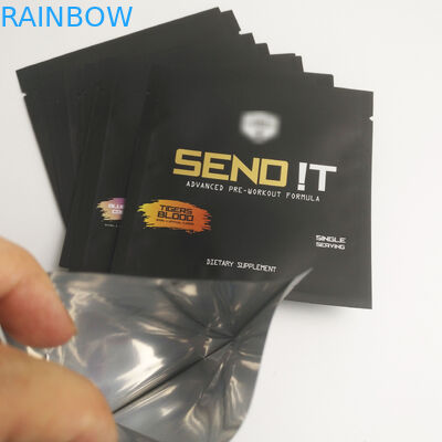 金は化粧品の密封された袋の小型の磨き粉のアルミ ホイルのプラスチック軽食のヒート シール3の側面のシール袋を印刷した