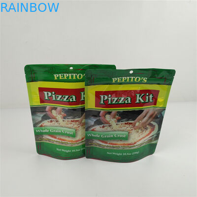 印刷された袋の上の注文のロゴの臭いの証拠袋のコーヒー ホイルの立場を詰める食糧袋はピザを詰める袋の上に立つ