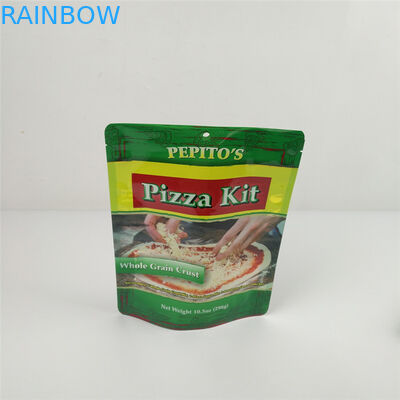 印刷された袋の上の注文のロゴの臭いの証拠袋のコーヒー ホイルの立場を詰める食糧袋はピザを詰める袋の上に立つ