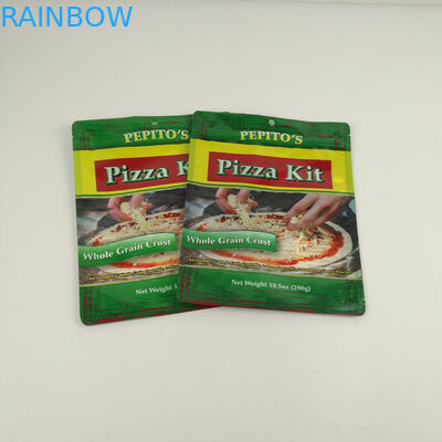 印刷された袋の上の注文のロゴの臭いの証拠袋のコーヒー ホイルの立場を詰める食糧袋はピザを詰める袋の上に立つ