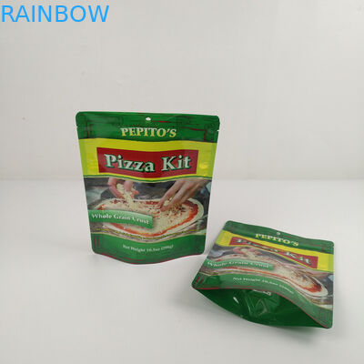 印刷された袋の上の注文のロゴの臭いの証拠袋のコーヒー ホイルの立場を詰める食糧袋はピザを詰める袋の上に立つ