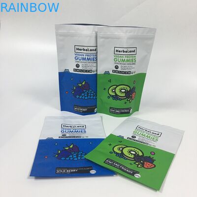 袋の食用のマイラーのポリ袋の上の卸し売り無光沢の臭いの証拠のアルミ ホイルの包装の立場