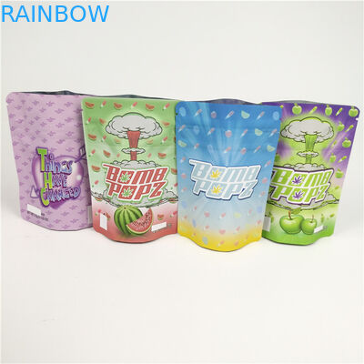 100g VMPETの臭いの証拠のZiplockは子供の抵抗力があるヒート シールのマットを袋に入れる