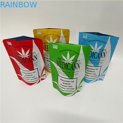 クッキーの花の臭いはマイラー袋のジップ ロック式の子供の抵抗力がある雑草袋を検査する