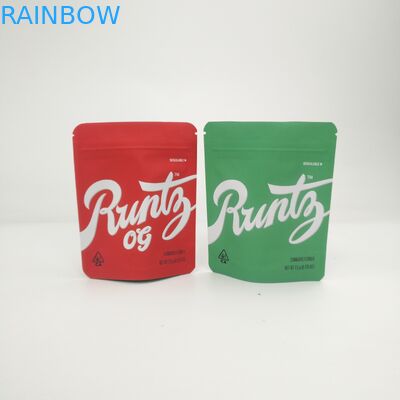 試供品3.5g 7g 14g 28g 1poundのクッキーは麻CBDのインド大麻のRuntz Kushの霞のための袋を立てる