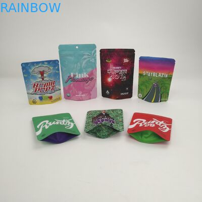 カスタマイズされたロゴ3.5g 7g 14g 28g 1poundのクッキーはKushのための袋をかすませるハーブCBDのインド大麻Runtzを立てる