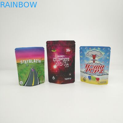 カスタマイズされたロゴ3.5g 7g 14g 28g 1poundのクッキーはKushのための袋をかすませるハーブCBDのインド大麻Runtzを立てる