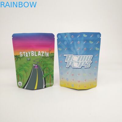 カスタマイズされたロゴ3.5g 7g 14g 28g 1poundのクッキーはKushのための袋をかすませるハーブCBDのインド大麻Runtzを立てる