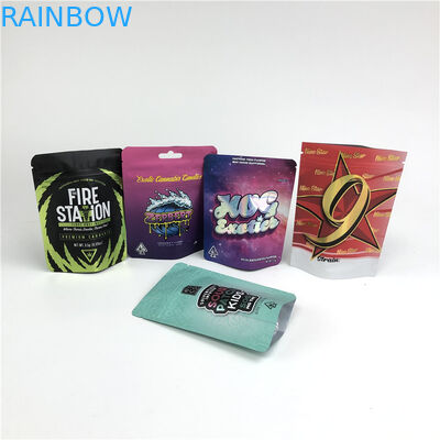 クッキーCBDのthcの麻プロダクトRuntzのハーブの柔らかいタッチの袋のための柔らかいタッチのマイラーのカスタマイズされた袋