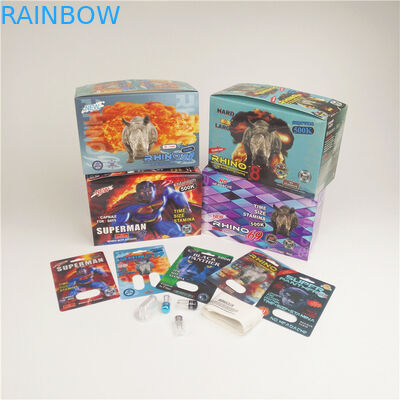 90micヒョウの性の丸薬3Dカード サイ3K 7Kの紙カード