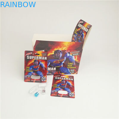 サイ8の3D丸薬カード200mic 500K 3Dまめカード男性の強化