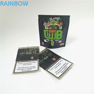 SGS 14g 28gマイラー ホイルのChildproofジッパー袋CMYK 120mic