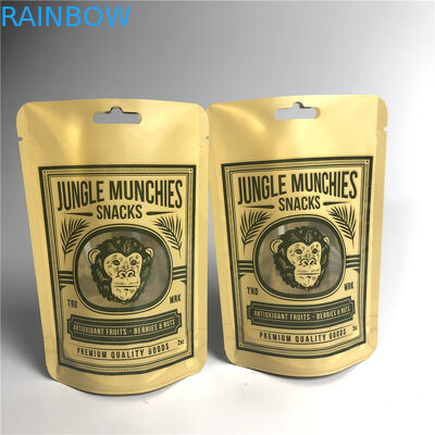 PA 1.5CのAL 0.7Cマットの軽食の包装袋はMPETを立てる