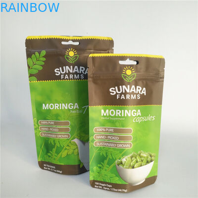 茶/ナットのための薄板にされたフィルムVMPET SGSのResealable食品包装袋110mic