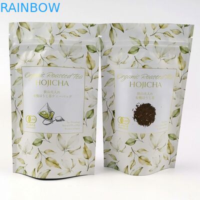 VMPETのFDAのCmykの無光沢のアルミ ホイルの袋150mic Matchaの茶粉