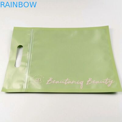 下着のためのGravnre 150micのFDAの再使用可能なジッパーのポリ袋CYMK MOPP