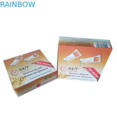 軽食ISO CMYKの表示ペーパー包装箱350Gのアイボリー紙のvmpet