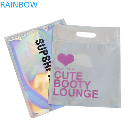 窓が付いているVMPET Mopp 110micの衣類のプラスチック包装袋Cmyk