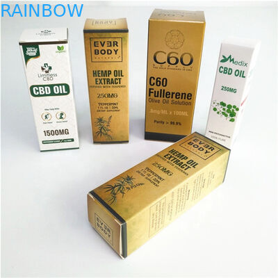 箱2oz 60ml 30mlホイルの押すことを包むSGS CMYKのペーパー化粧品