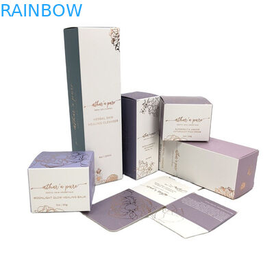 箱2oz 60ml 30mlホイルの押すことを包むSGS CMYKのペーパー化粧品