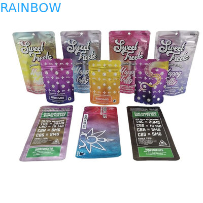 SGS 120mic MOPPの子供の抵抗力があるマイラー袋500mg VMPETキャンデーEdibles