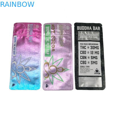 SGS 120mic MOPPの子供の抵抗力があるマイラー袋500mg VMPETキャンデーEdibles