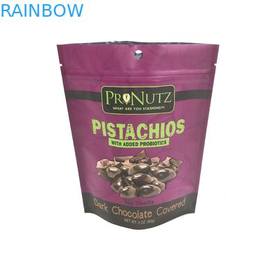 MOPPのグラビア印刷ISO VMPETの無光沢のジッパー ロックは食糧のためにResealable 14gを袋に入れる