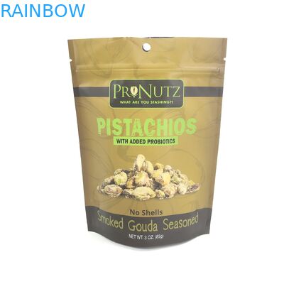 MOPPのグラビア印刷ISO VMPETの無光沢のジッパー ロックは食糧のためにResealable 14gを袋に入れる