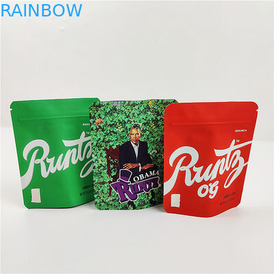 Mopp 180mic 3.5gのクッキー マイラーはSGSペット臭いの証拠のジッパー袋を袋に入れる