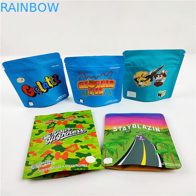 FSC BSCI CMYKのクッキーの臭いの証拠袋3.5g CBDマイラーの包装の袋