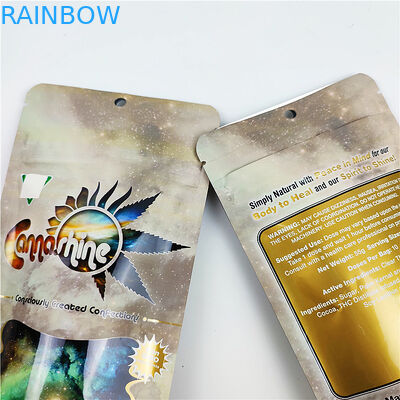 FSC BSCI CMYKのクッキーの臭いの証拠袋3.5g CBDマイラーの包装の袋