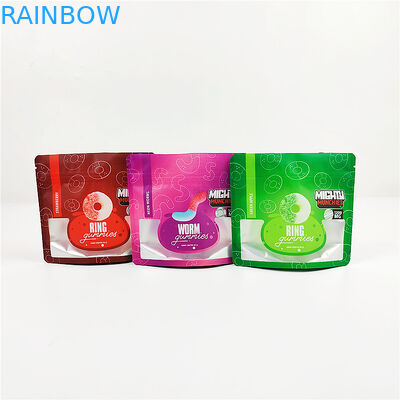 臭いの証拠の袋100micのマットの明確なマイラー袋を印刷する3.SA8000 QS CBDのグラビア印刷