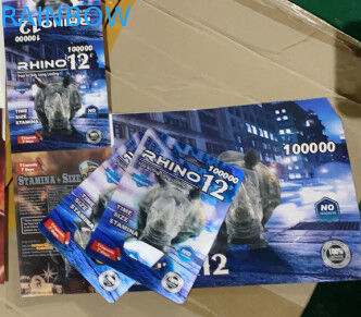 FX9000 R12 3dの性の丸薬のために包むペーパーまめカード プラスチックまめ