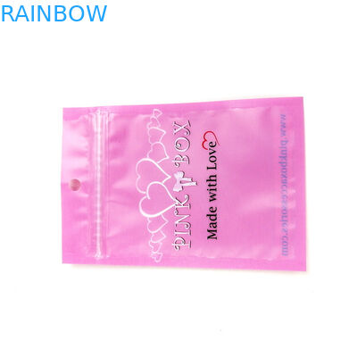 注文のロゴのプラスチックfoiの宝石類袋の多数の設計フィルムは衣服の明確なジップ ロック式袋のための袋を包むアライナを切った