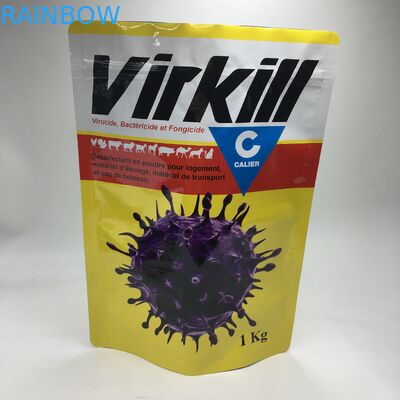 混合物の上の立場は薄板にされたアルミ ホイルの乳しよう蛋白質が食糧貯蔵の包装を粉にするジップ ロック式1kg食糧粉袋を袋に入れる