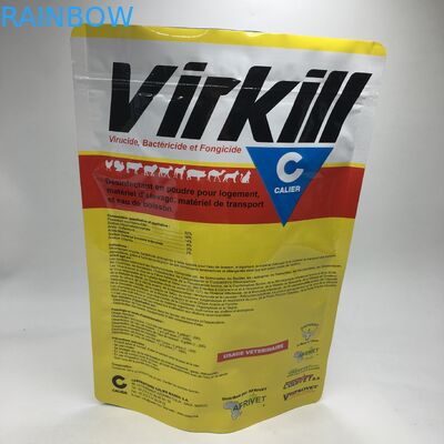 混合物の上の立場は薄板にされたアルミ ホイルの乳しよう蛋白質が食糧貯蔵の包装を粉にするジップ ロック式1kg食糧粉袋を袋に入れる