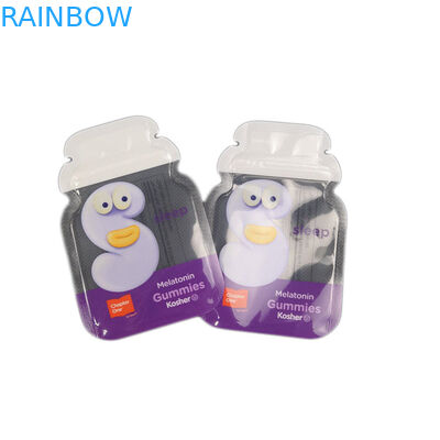 卸し売り半端ものはプラスチック ジップ ロック式の注文のロゴのCb食用の粘着性袋の袋の包装を形づける