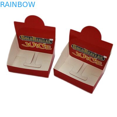 注文のロゴ エネルギー飲み物の箱を包むペーパー反対のディスプレイ・ケースのエネルギー バー チョコレート蛋白質棒