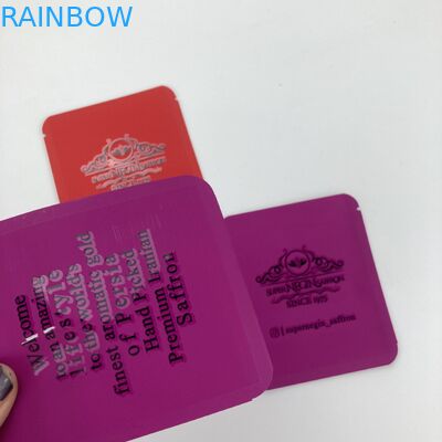 食用のマイラーが注文の印刷されたホイル袋の包装を袋に入れる低いMOQ 500pcsは乾燥したサフランのクロッカスおよび茶のための食糧を袋に入れる