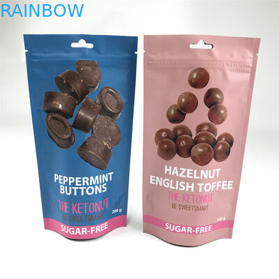 CMYK 110micのジッパーは袋のEdiblesの麻の子供を検査するマイラー袋を立てる