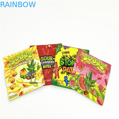 1lb 3.5gプラスチックMOPP VMPETの紫外線点の袋120mic Childproofマイラー ジップ ロック式袋