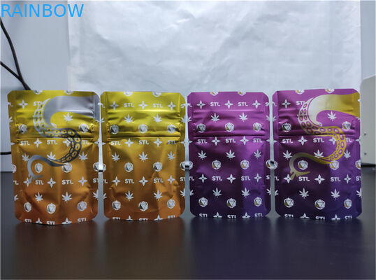 SGS 12C 1.2C VMPETはジッパー袋の乾燥されたフルーツのための光沢のあるマットOPPのALを立てる