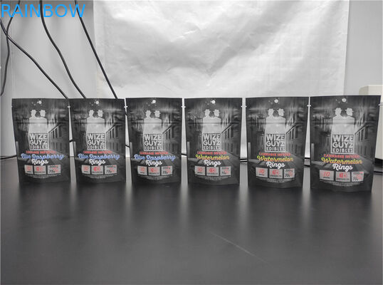 SGS 12C 1.2C VMPETはジッパー袋の乾燥されたフルーツのための光沢のあるマットOPPのALを立てる