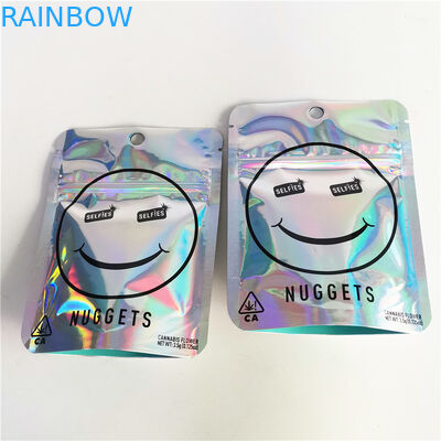 3.5g Cbdの草の香の包装のマット光沢のある12C VMPET Cbdのジッパー袋